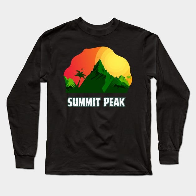 Summit Peak Long Sleeve T-Shirt by Canada Cities